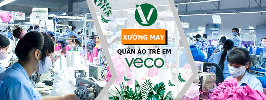 Xưởng may quần áo trẻ em xuất khẩu giá sỉ VECO